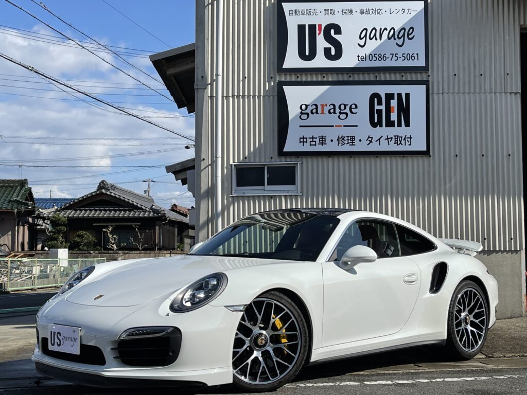 新入庫 ポルシェ 911ターボs 平成26年式 １ ３万 U S Garage 一宮市中古車買い取り販売